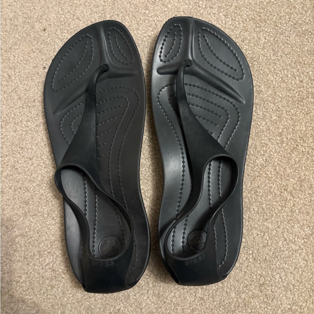 CROCS Black Women's Sandals